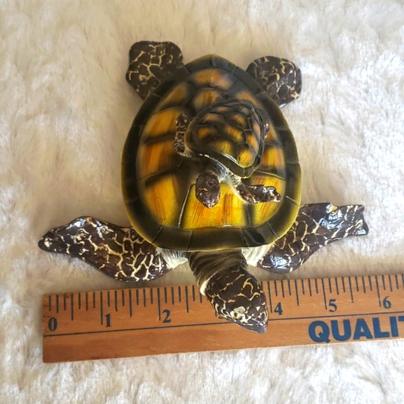 Vintage Ceramic Mother And Baby Sea Turtle Trinket - Picture 11 of 13
